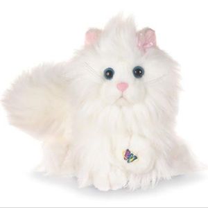 Webkinz Collectable Stuffed Animal White Cat